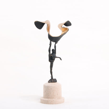 Volara - Marble & Metal Human Figurine