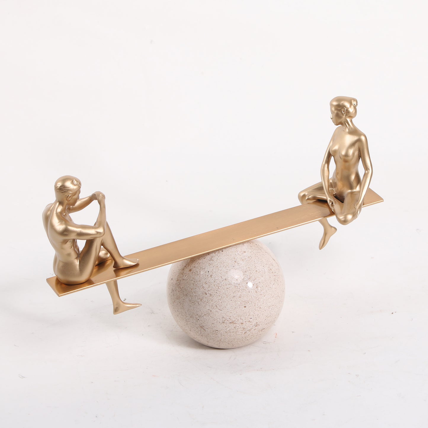 Tango - Metal & Marble Couple Figurine