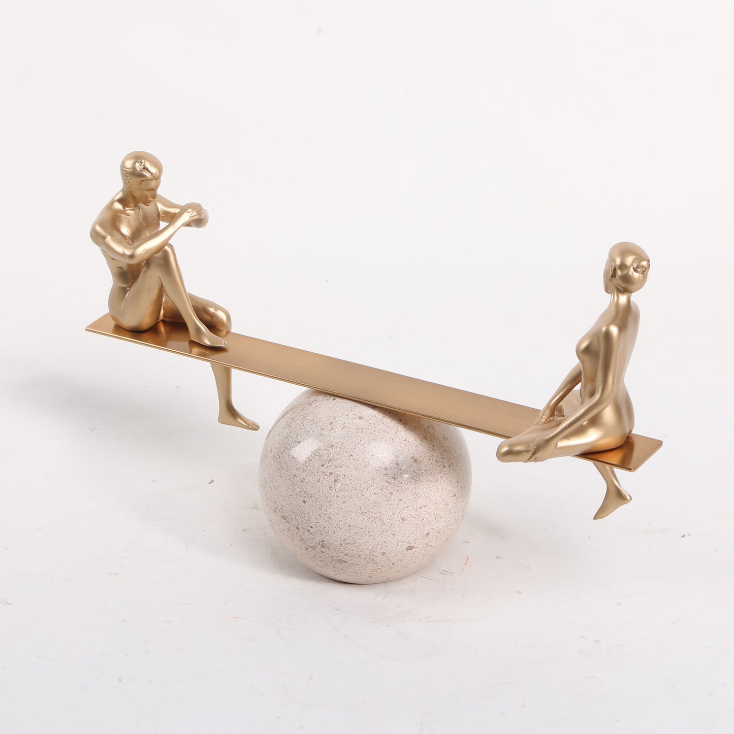 Tango - Metal & Marble Couple Figurine