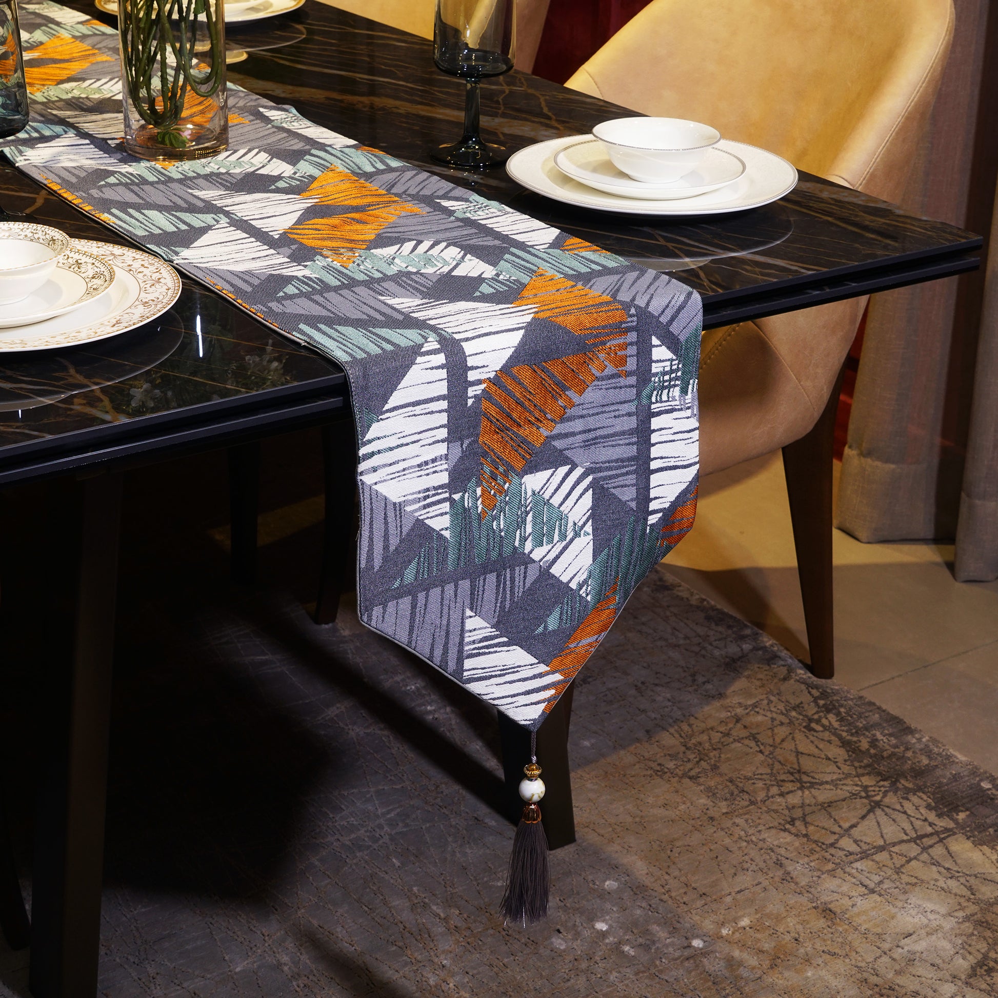Table Runners Tonal Tangle Table Runner