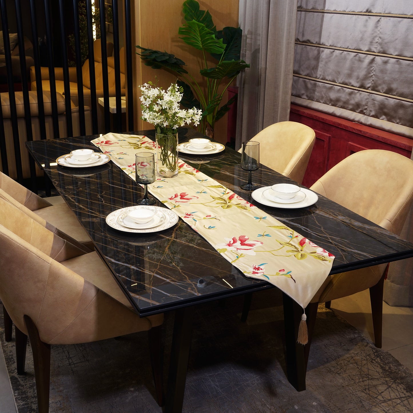 Table Runners Silken Blossoms Table Runner