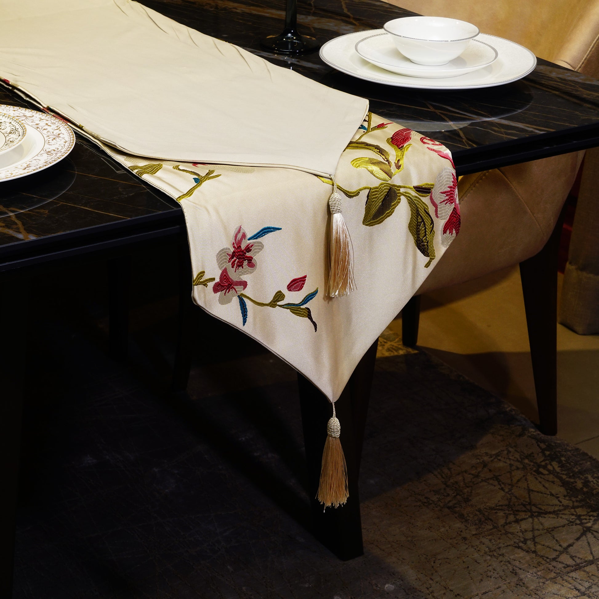 Table Runners Silken Blossoms Table Runner