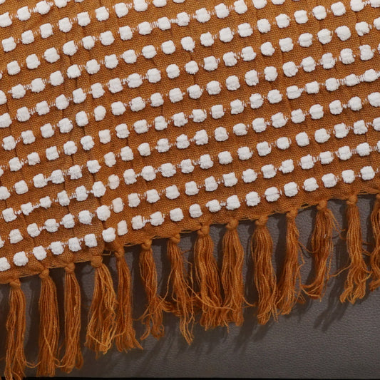 Throws The Cozy Cocoon Woollen Throw - Mustard