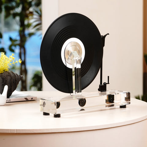 The Melodious World - Cystal Gramophone Table Showpiece - Style 2