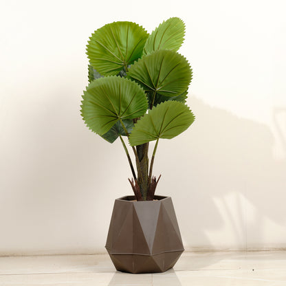 Artificial Trees/Plants Cyclical Bliss Botanical - 2.5 Feet Tall Artificial Circular Fan Palm Plant