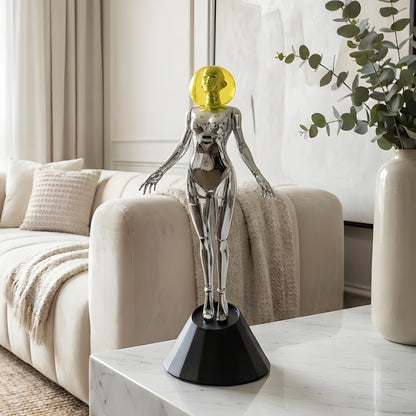 The Awakened - Futuristic Human Figurine ~ 2 ft Tall