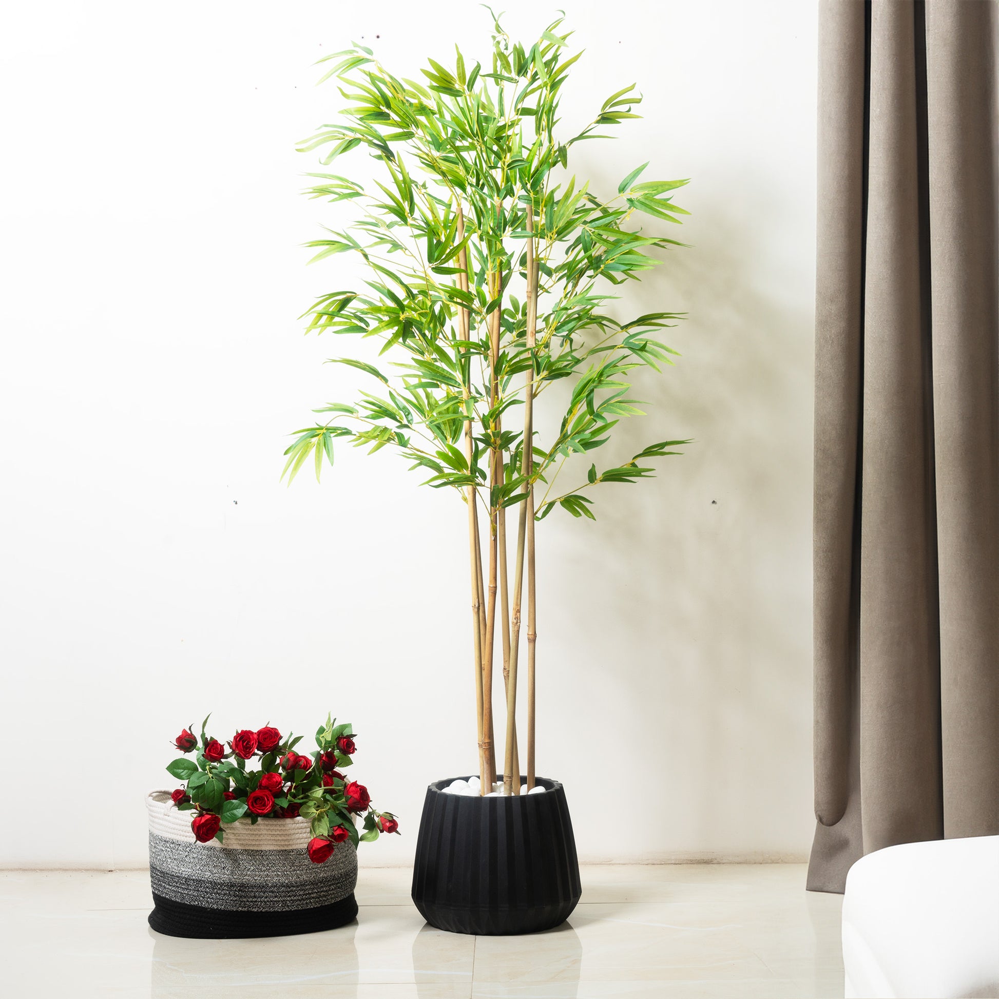 Artificial Trees/Plants Bamboo Brilliance: ≈ 5 Feet Tall Artificial Plant Bamboo Plant - Style 2