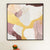 Golden Vein Symphony Premium Handmade Oil Painting (3.2 x 3.2 Feet)