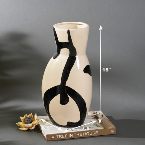 The Artistic Fusion - Ceramic Table Vases (Set of 3)