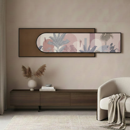 Palmera - Tropic inspired Premium 3D Wall Art ~ 5 feet Long