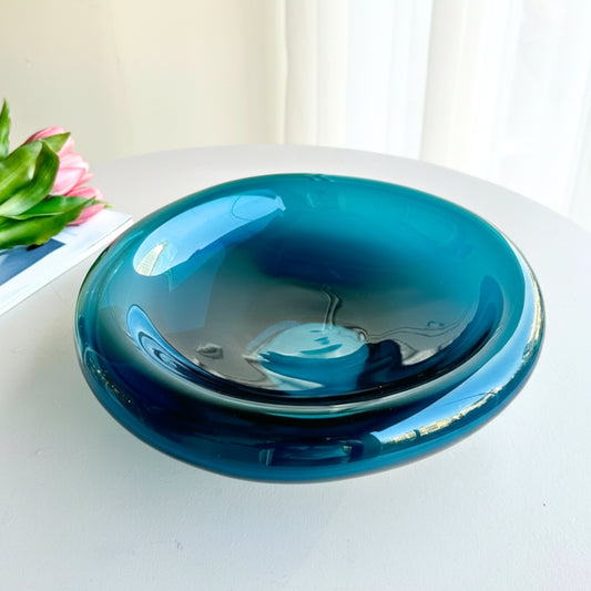 Ocean by La Muse – Glass Decorative Bowl for Coffee Table & Console
