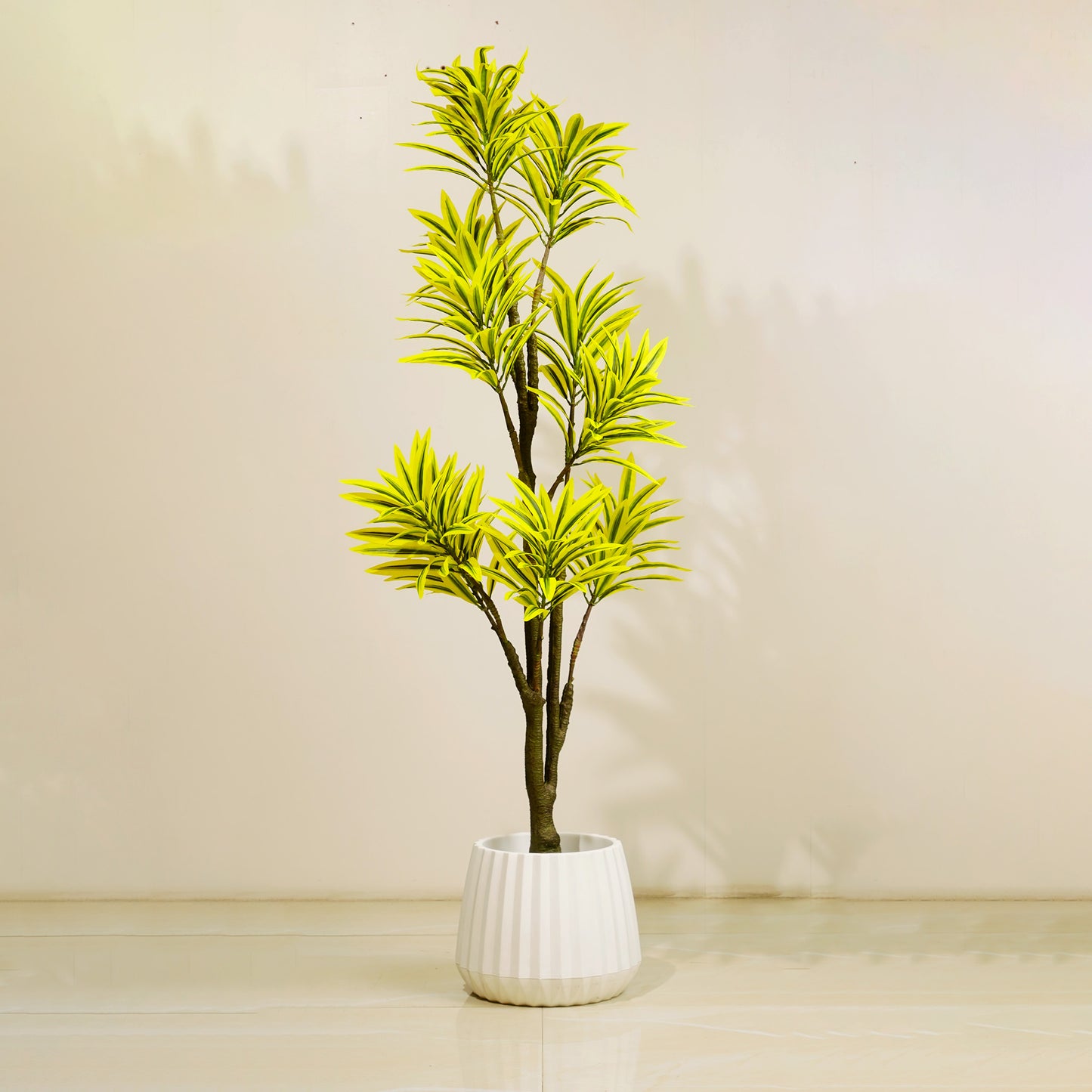 Artificial Trees/Plants Song of India - 5 Feet Tall Artificial Dracaena Reflexa Plant