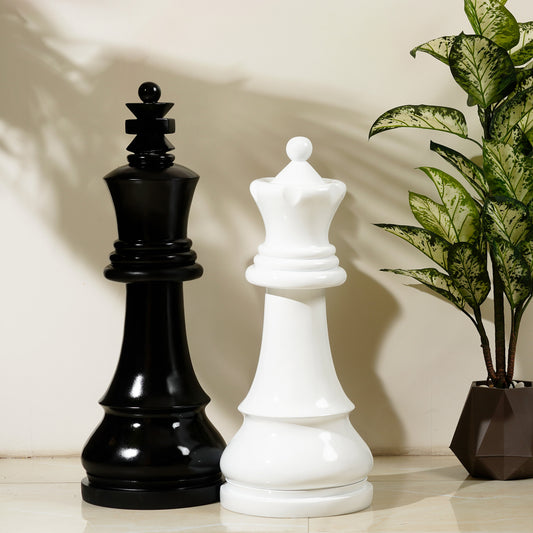 The Strategic Stance - Chess-pieces Floor Sculptures ~ 3 ft