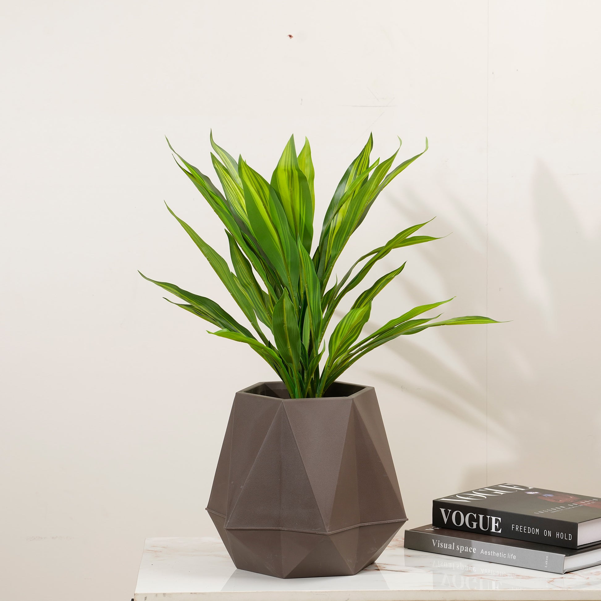 dracaena artificial plant Verdant Harmony - 1.8 Feet Tall Dracaena Artificial Plant by La Muse