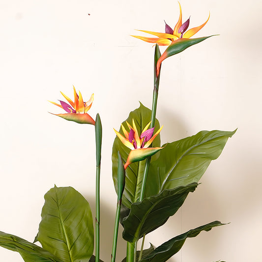 Artificial Trees/Plants Tropical Dream - 4.6 Feet Tall Bird of Paradise Artificial Plant