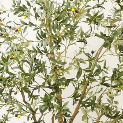 Artificial Trees/Plants Mediterranean Serenity - 7.8 Feet Tall Olive Tree Artificial Plant
