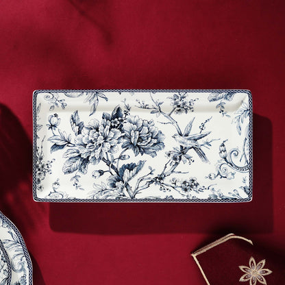 Side Plate Heritage Bloom - Vintage Floral Style Fine Porcelain Side Plates (Set of 6)