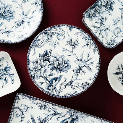 Side Plate Heritage Bloom - Vintage Floral Style Fine Porcelain Side Plates (Set of 6)