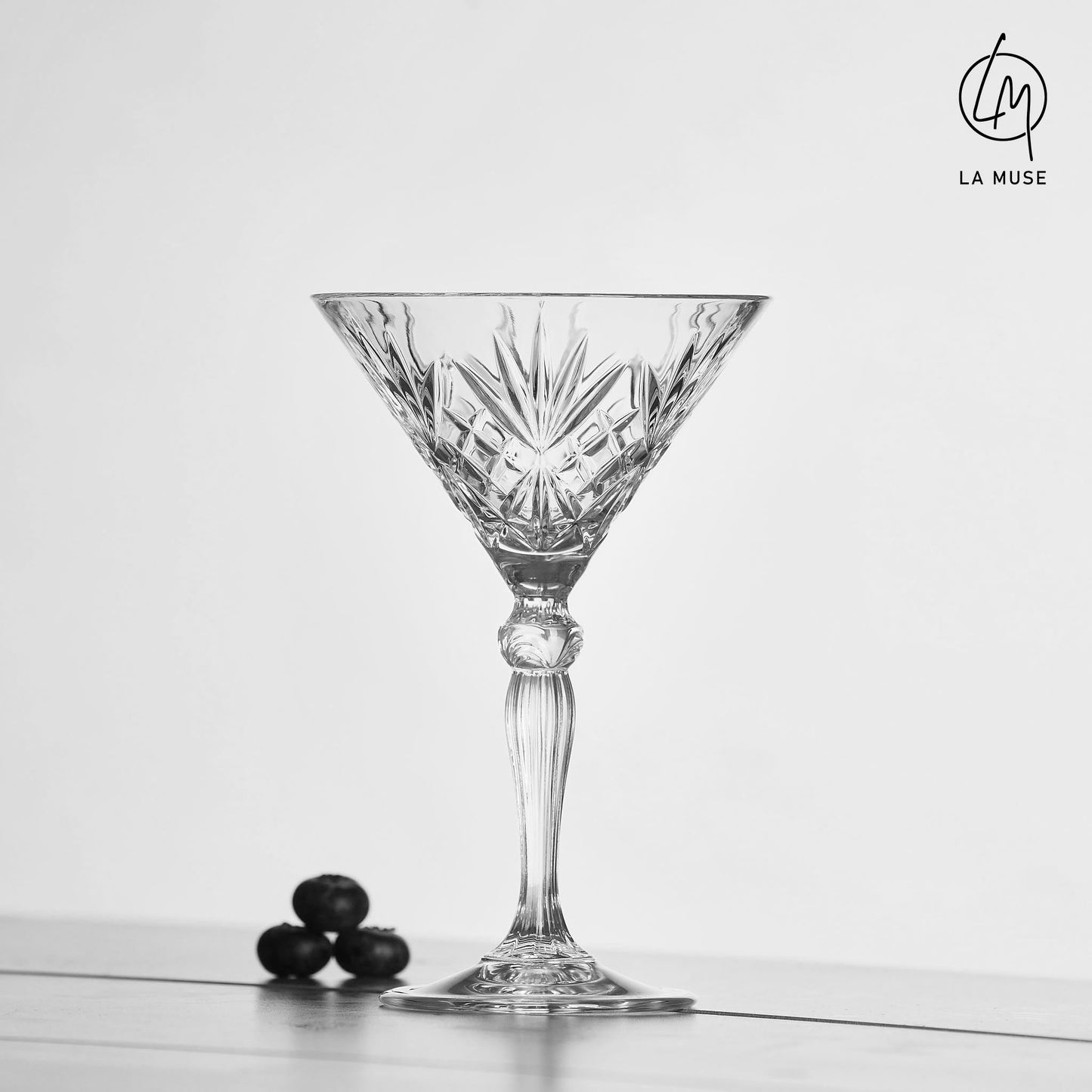 Diamond Duranta - Martini Cocktail Glasses Set (210 ml)