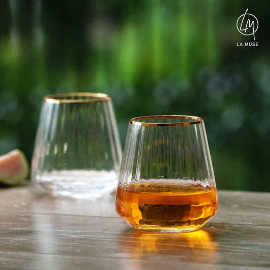 The Golden Hour - Whiskey Glasses Set (420 ml)
