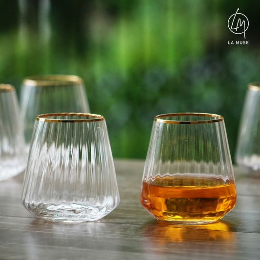 The Golden Hour - Whiskey Glasses Set (420 ml)