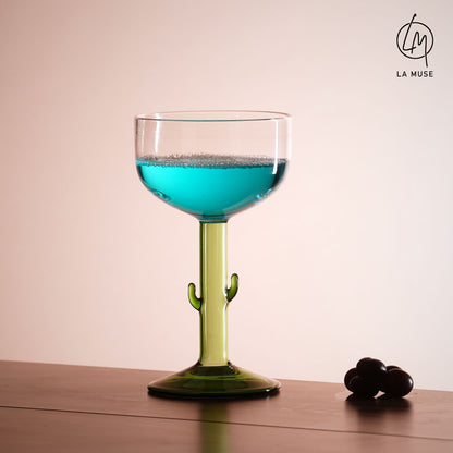 Cocktail Glass Cacti Coupe - Cocktail Glasses Set of 2 (250 ml)