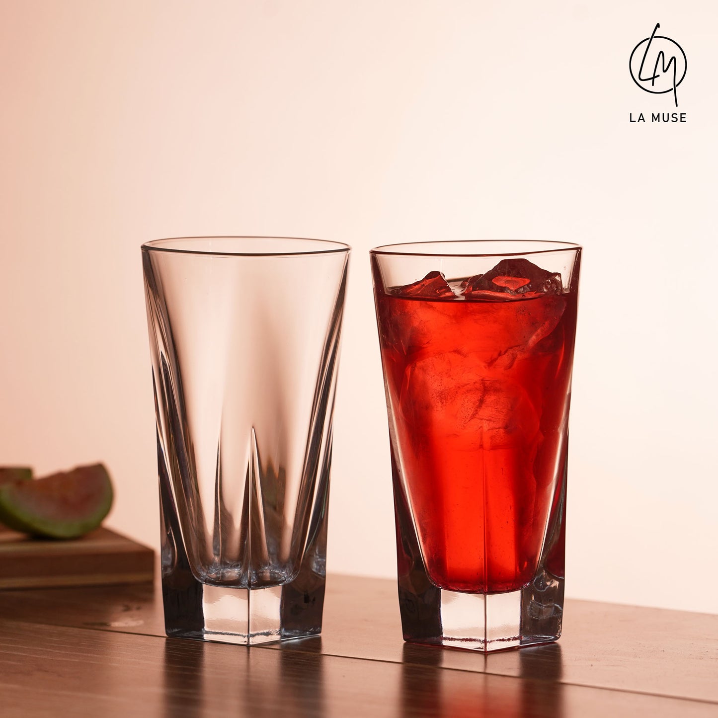 The Metier Minimalist  - Tumbler Cocktail Glasses Set (380 ml)