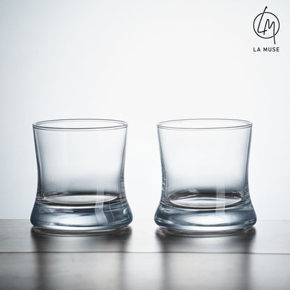 Whiskey Glass Quiet Charm - Tumbler Whiskey Glasses (Set of 6)