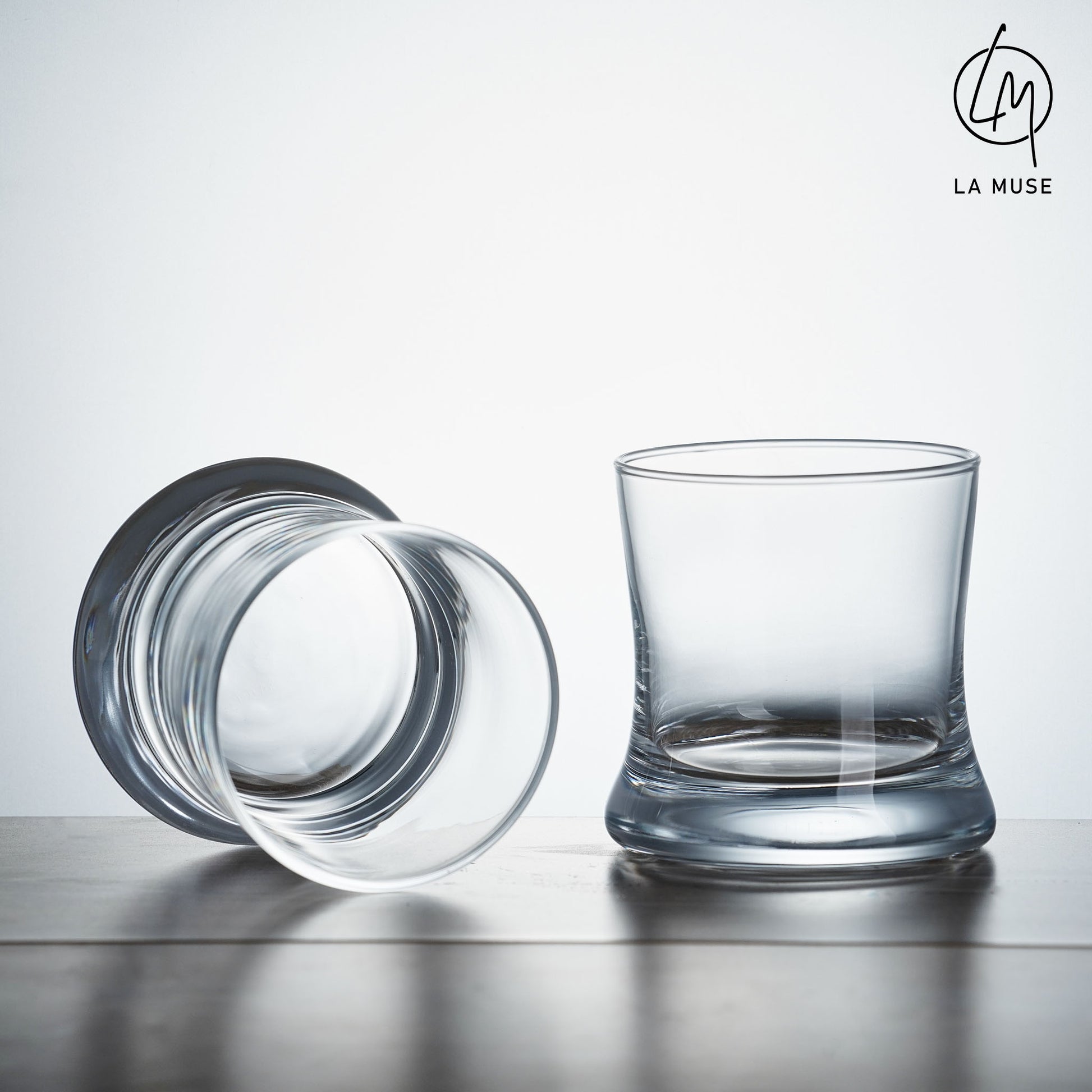 Whiskey Glass Quiet Charm - Tumbler Whiskey Glasses (Set of 6)