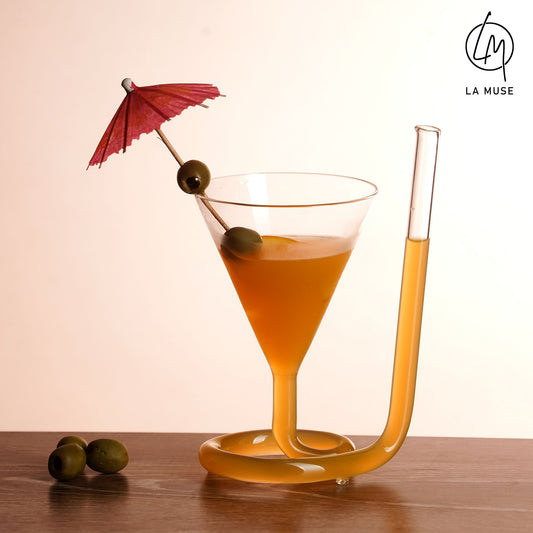 Cocktail Glass Helical Haven - Cocktail Glass (Set of 2)