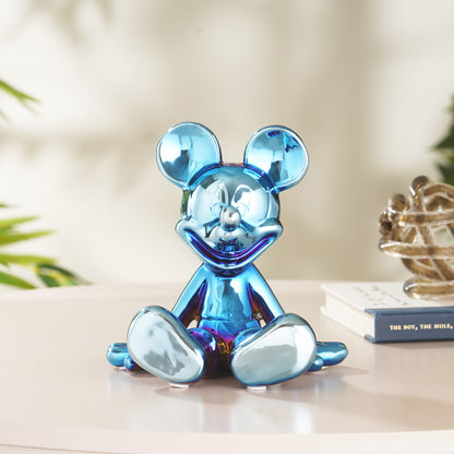 Showpiece Glimpses of Innocence : Ceramic Mickey Mouse Table Showpiece - Electric Blue