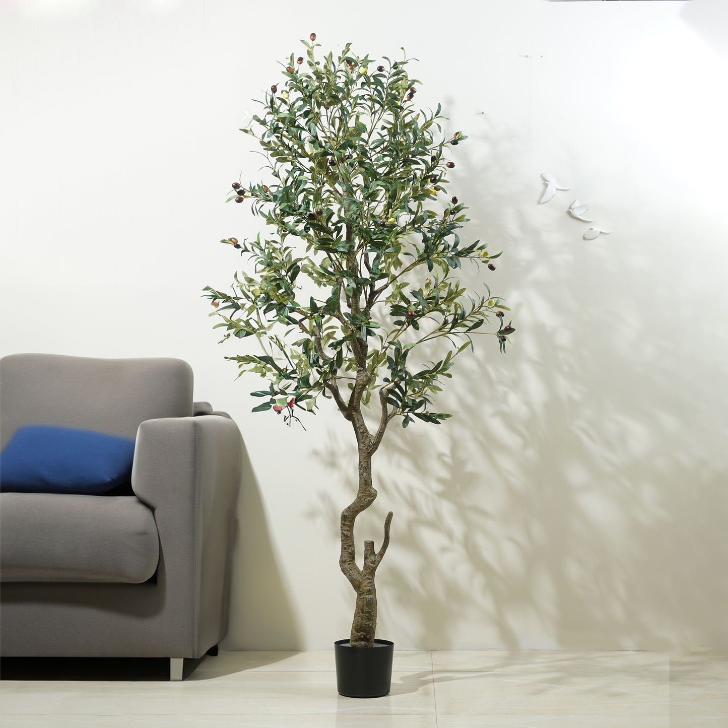 Artificial Trees/Plants Mediterranean Serenity - Artificial Olive Tree ~ 6 Feet Tall