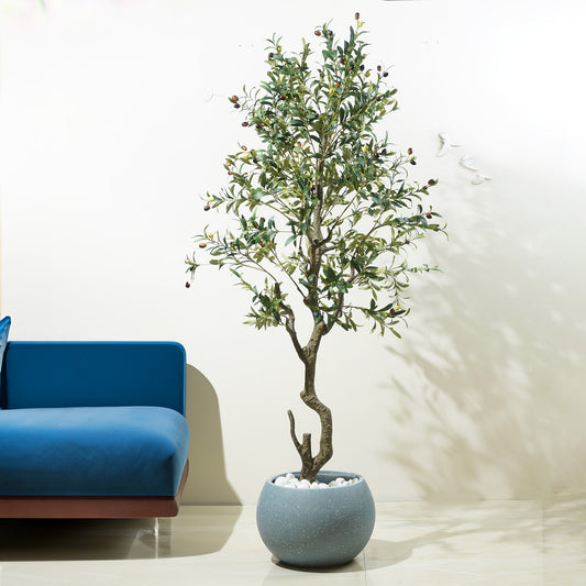 Artificial Trees/Plants Mediterranean Serenity - Artificial Olive Tree ~ 6 Feet Tall