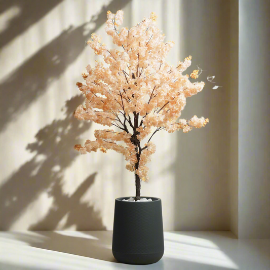 Artificial Trees/Plants The Enchanted Dreamscape Artificial Cherry Blossom/ Sakura Tree ~ 6 Feet Tall - Peach