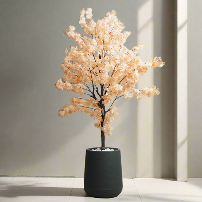 Artificial Trees/Plants The Enchanted Dreamscape Artificial Cherry Blossom/ Sakura Tree ~ 6 Feet Tall - Peach