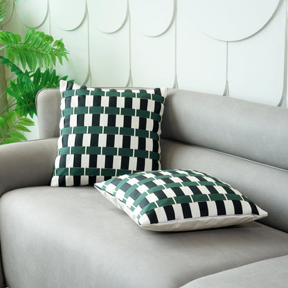 Cushion Cover Bold & Brazen - Faux Leather Cushion Cover - Style 2