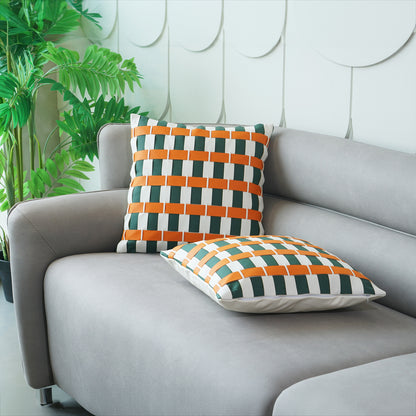 Cushion Cover Bold & Brazen - Faux Leather Cushion Cover - Style 2