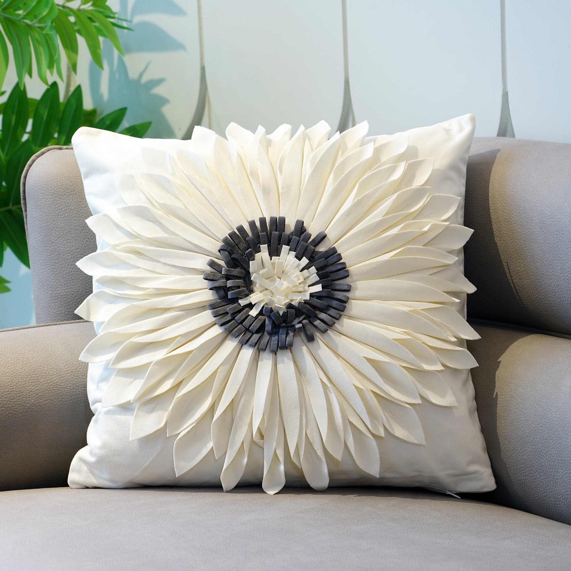 Cushion Cover Flirty Florals - Velvet Cushion Cover