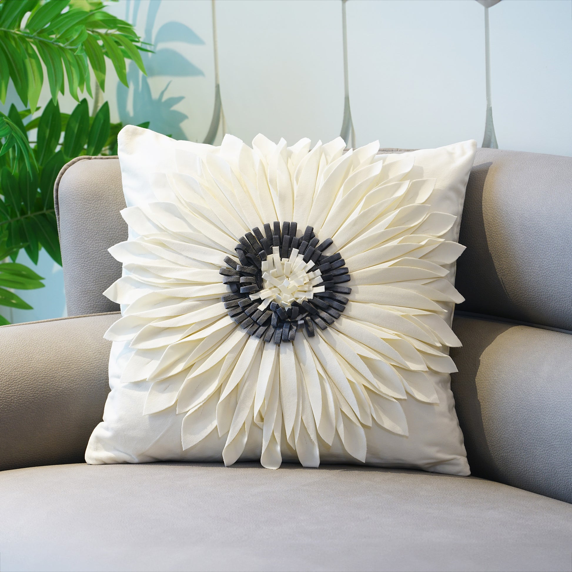 Cushion Cover Flirty Florals - Velvet Cushion Cover