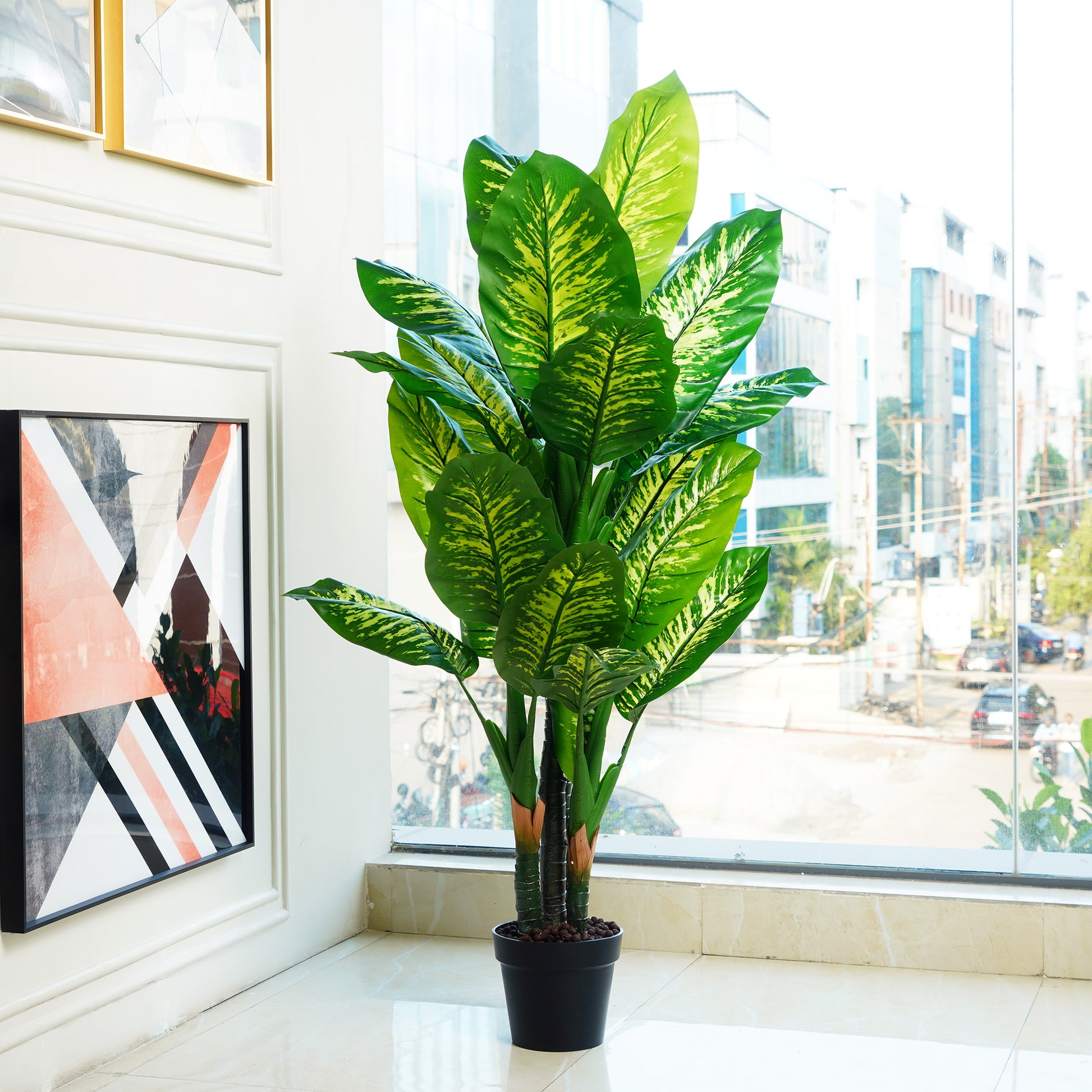faux dieffenbachia The Abundant Beginnings: Artificial Dieffenbachia Plant