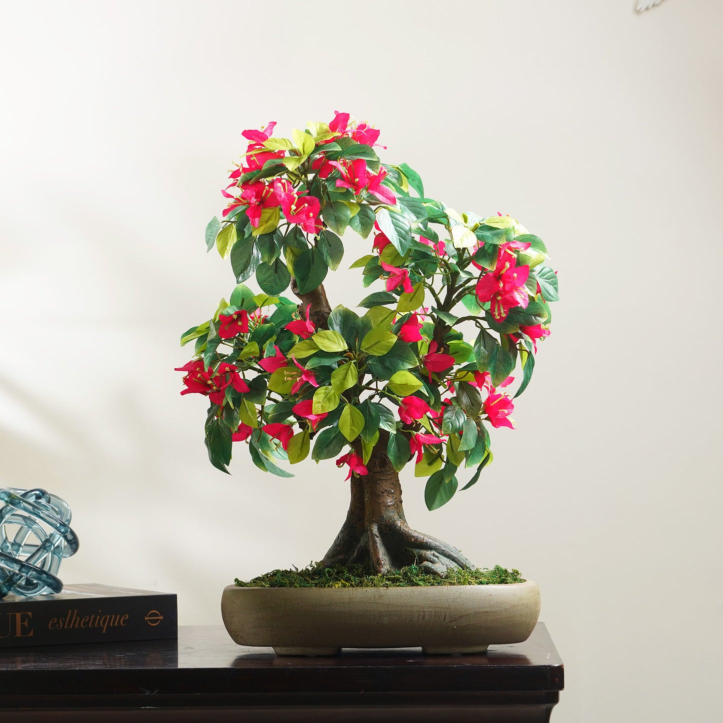 Artificial Trees/Plants Blossoms of Bliss ~ Small Artificial Bougainvillea Plant ~ 1.5 Feet Tall