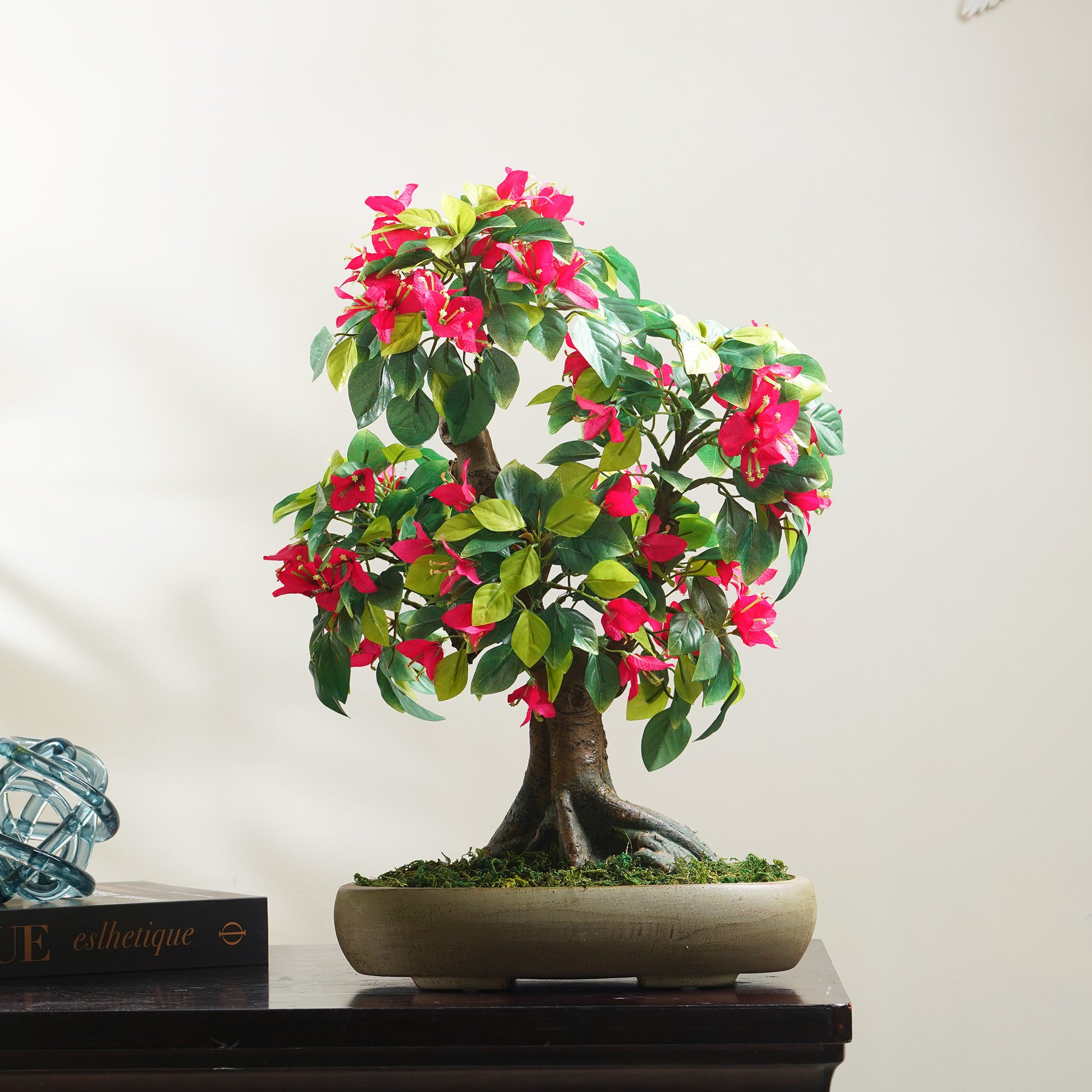 Artificial Trees/Plants Blossoms of Bliss ~ Small Artificial Bougainvillea Plant ~ 1.5 Feet Tall