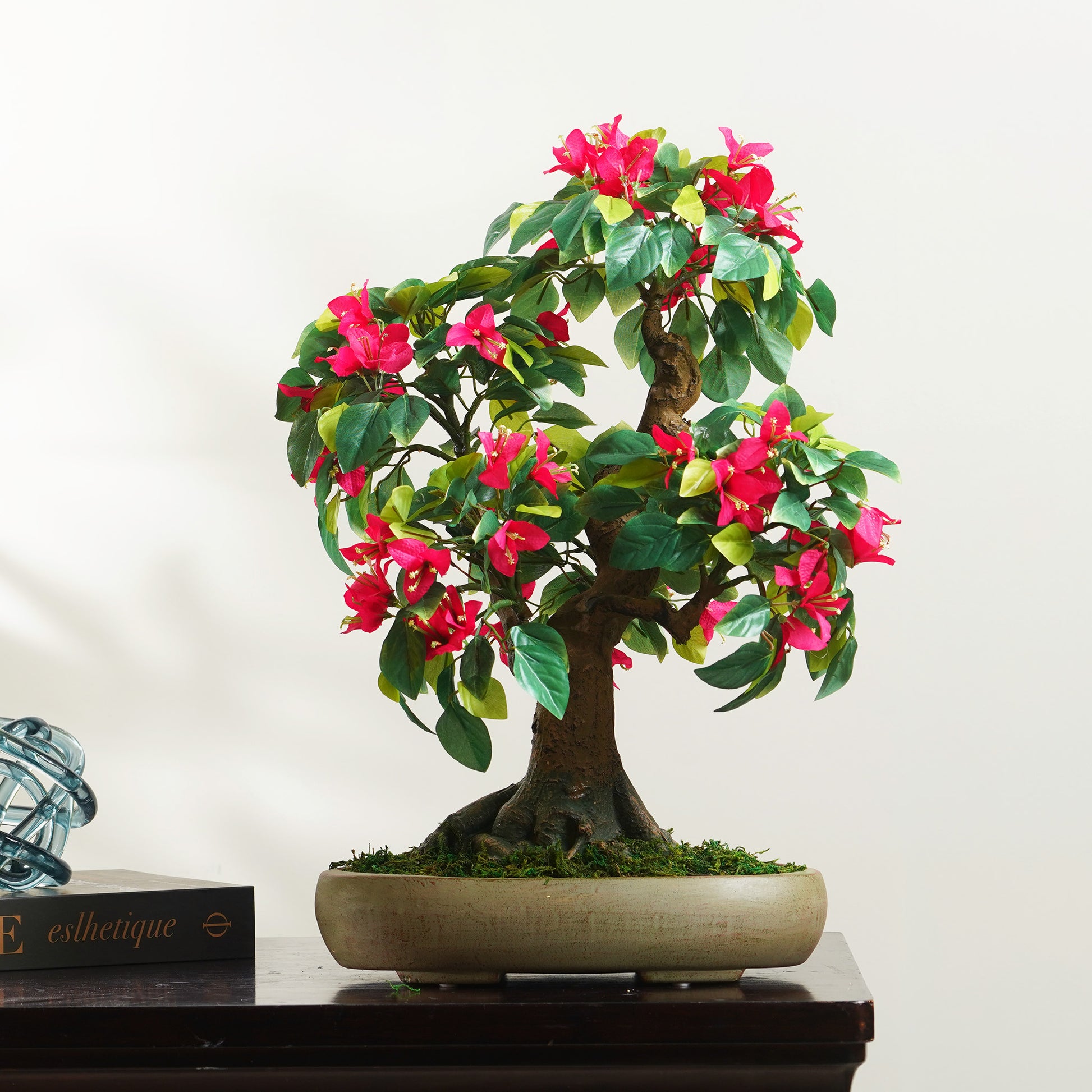Artificial Trees/Plants Blossoms of Bliss ~ Small Artificial Bougainvillea Plant ~ 1.5 Feet Tall
