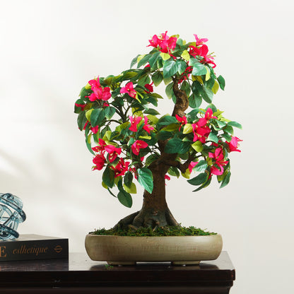 Artificial Trees/Plants Blossoms of Bliss ~ Small Artificial Bougainvillea Plant ~ 1.5 Feet Tall