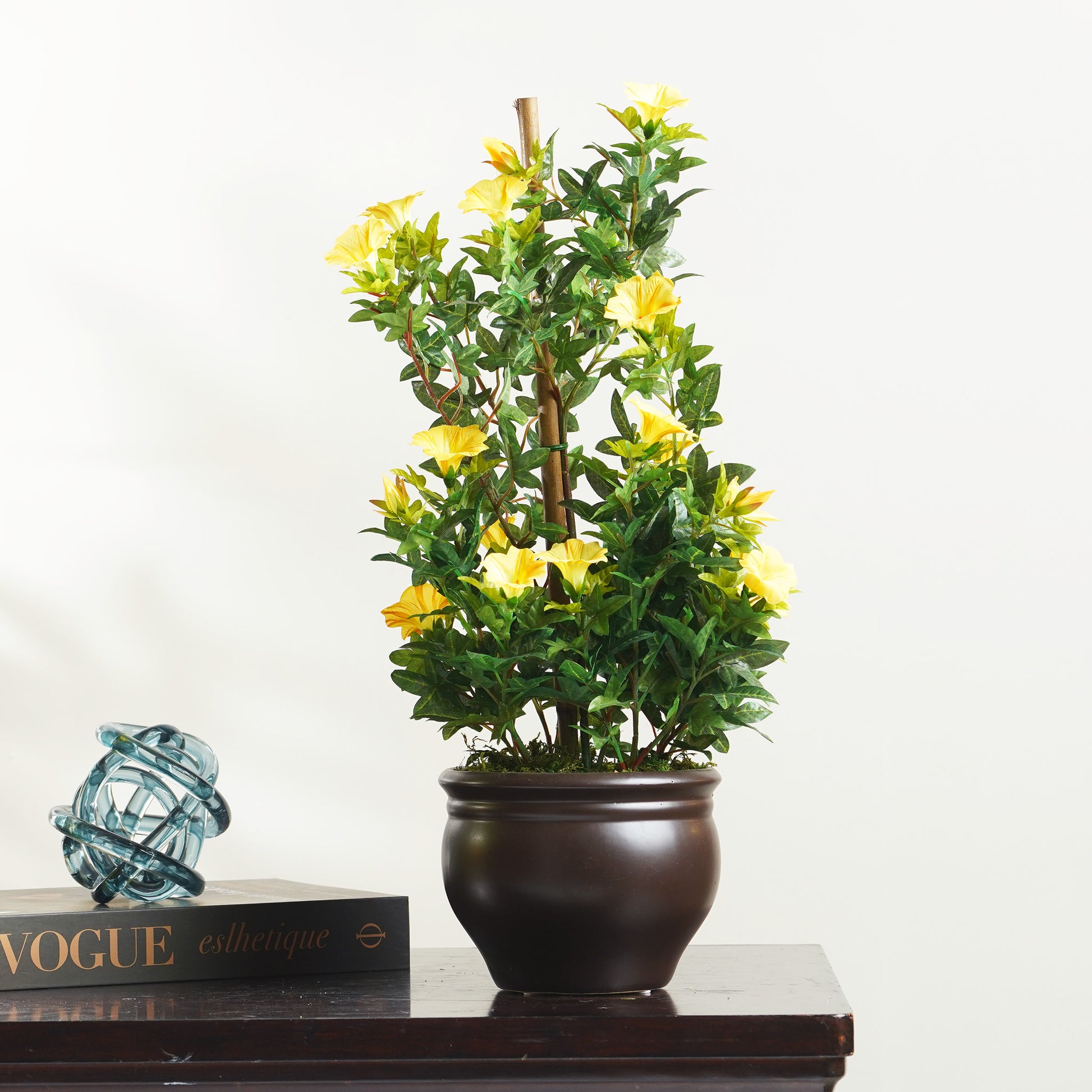 Artificial Trees/Plants Luminous Grace - Morning Glory Artificial Plant ~ 2 Feet Tall