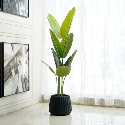 Artificial Trees/Plants Tropical Splendor - Banana Plant ~ 4 Feet Tall Artificial Tree