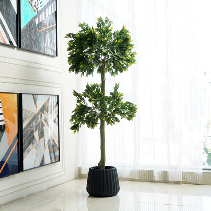 Artificial Trees/Plants Whispers of Nature - Artificial Ficus Plant ~ 5 Feet Tall