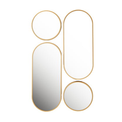 Contour -  Contemporary Geometric Wall Mirror ~ 3.5 ft x 2 ft