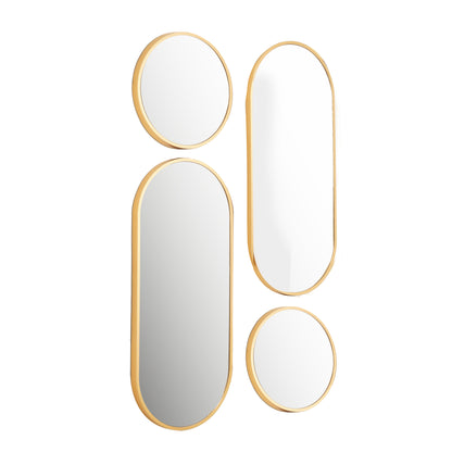 Contour -  Contemporary Geometric Wall Mirror ~ 3.5 ft x 2 ft