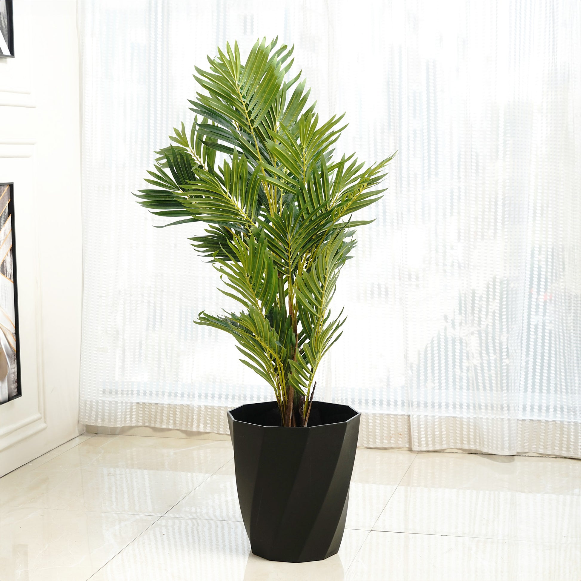 Pots Pot Noir - Black Plant Pot - 14" x 14"